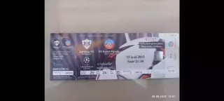 Билет Карабах Азербайджан-Рудар Плевля Черногория Rudar Pljevlja Montenegro 2015