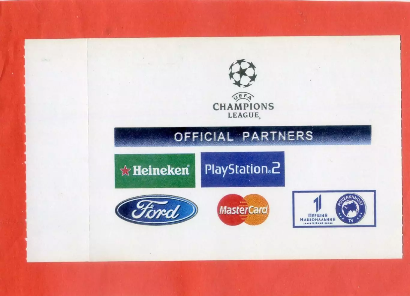 Билет Шахтер Донецк - Барселона Испания Barcelona Spain-07.12.2004 - Дебют Месси 1