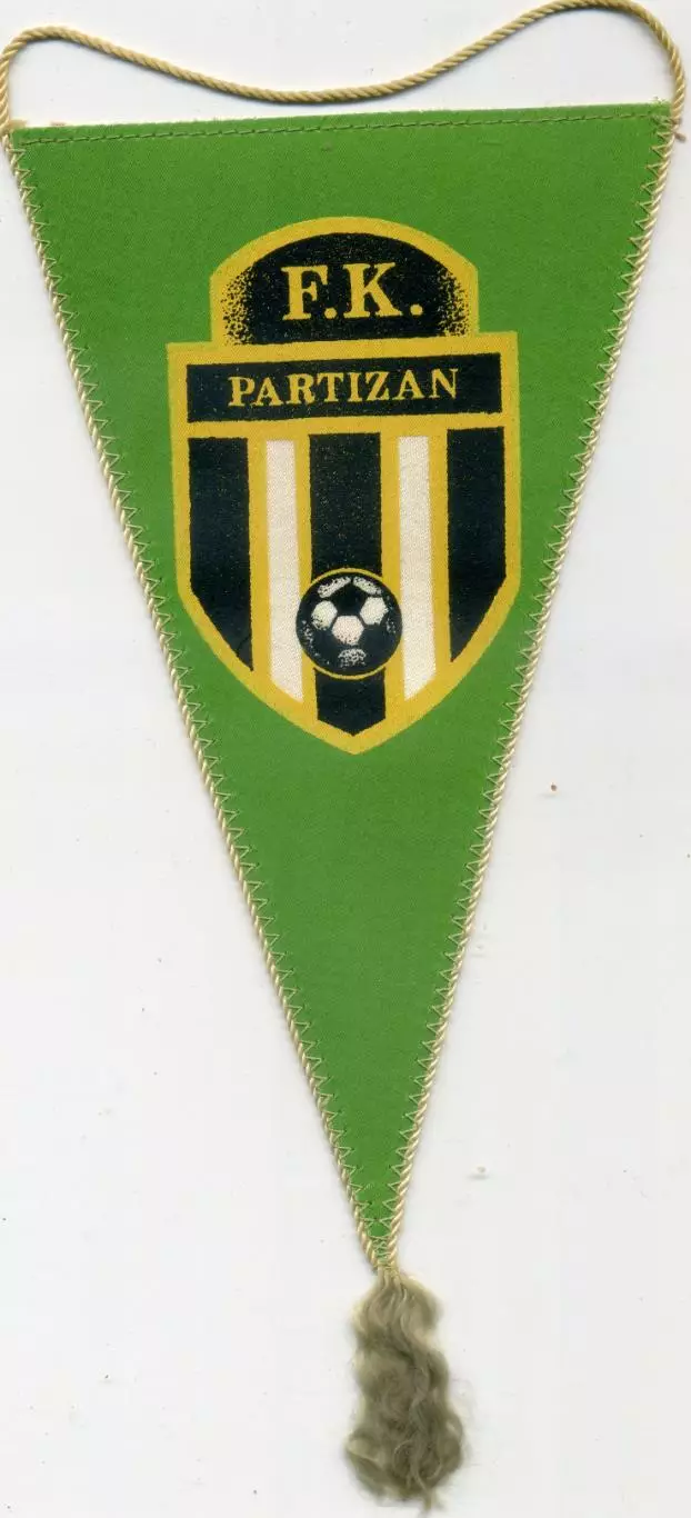 Вымпел Партизан Белград Югославия Сербия