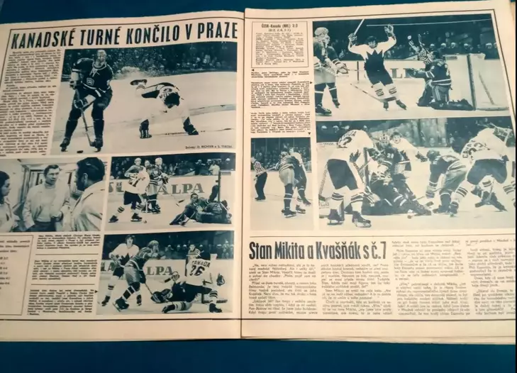 Хоккей СССР - Канада Суперсерия 1972 - Журнал Стадион Stadion Чехословакия ЧССР 6