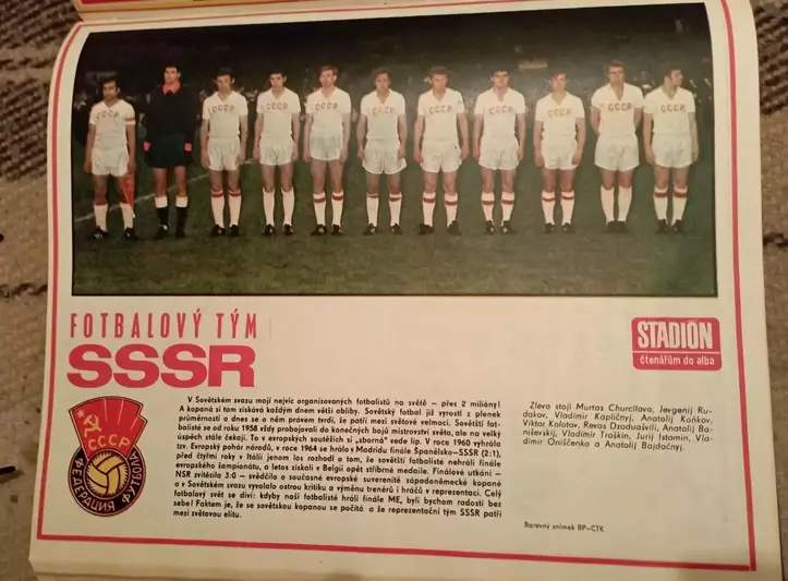 Stadion Стадион ЧССР 1972 - комплект журналов в книге № 1-52 + приложение 5