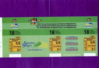 Билет Шахтер Донецк - Брондбю Дания 2007 - Маспаломас Испания - Идеал