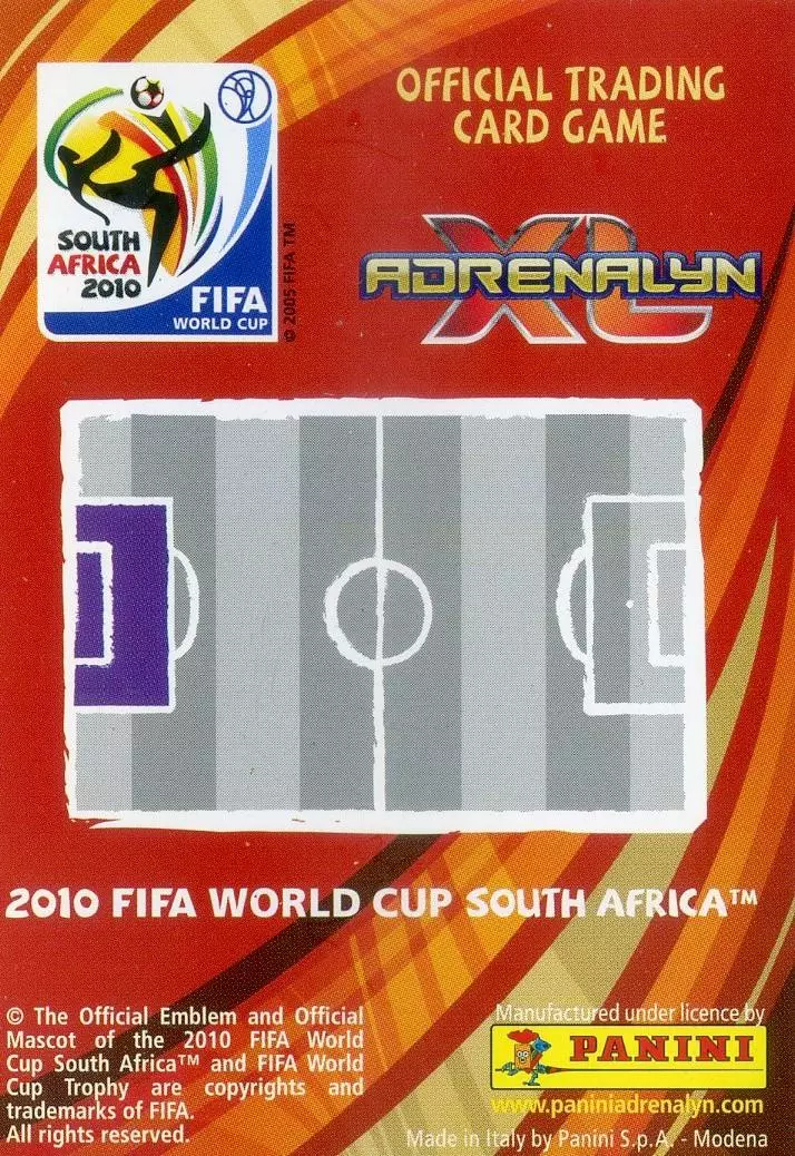 Карточка World Cup 2010 Adrenalyn XL Panini Goal Stopper Idriss Kameni Камерун 1