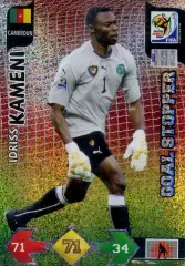 Карточка World Cup 2010 Adrenalyn XL Panini Goal Stopper Idriss Kameni Камерун