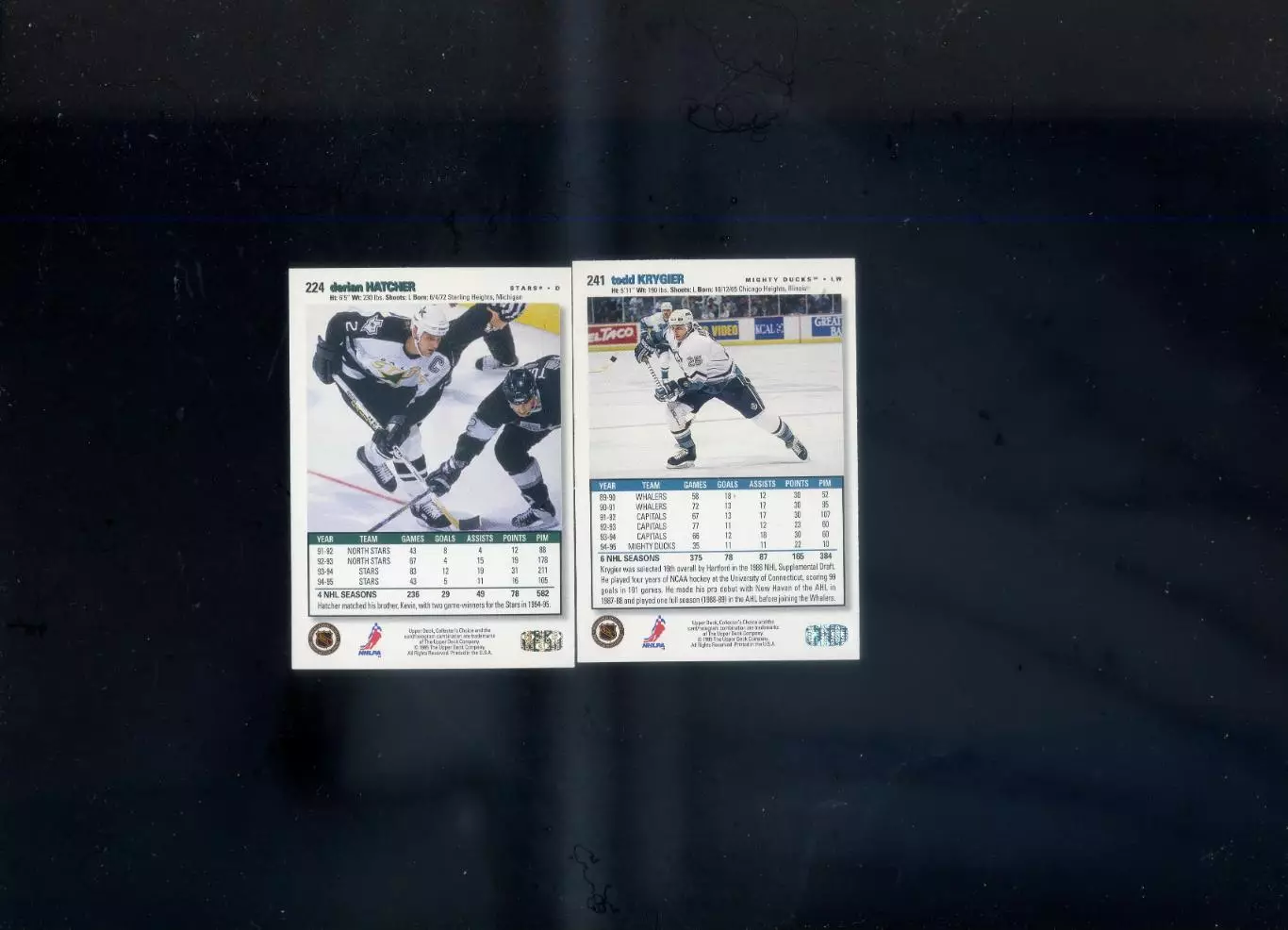 Upper Deck NHL НХЛ 1995-1996 Хоккей - 10 карточек + пустой пакетик одним лотом 5