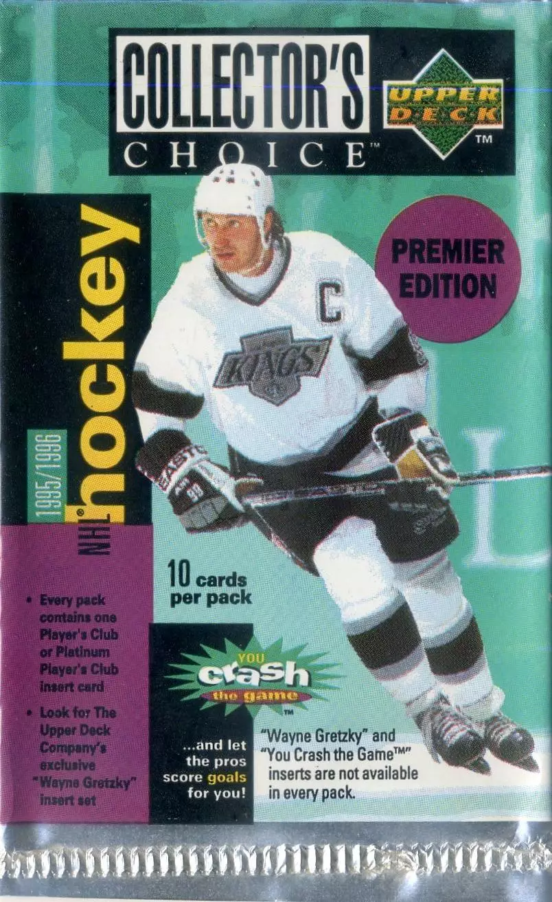 Upper Deck NHL НХЛ 1995-1996 Хоккей - 10 карточек + пустой пакетик одним лотом 6