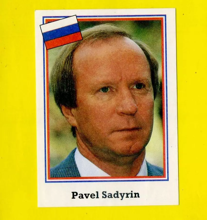 Павел Садырин Зенит ЦСКА Москва Россия стикер #95 EUROFLASH Чемпионат Мира 1994