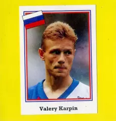 Валерий Карпин Спартак Москва Россия стикер #102 EUROFLASH Чемпионат Мира 1994