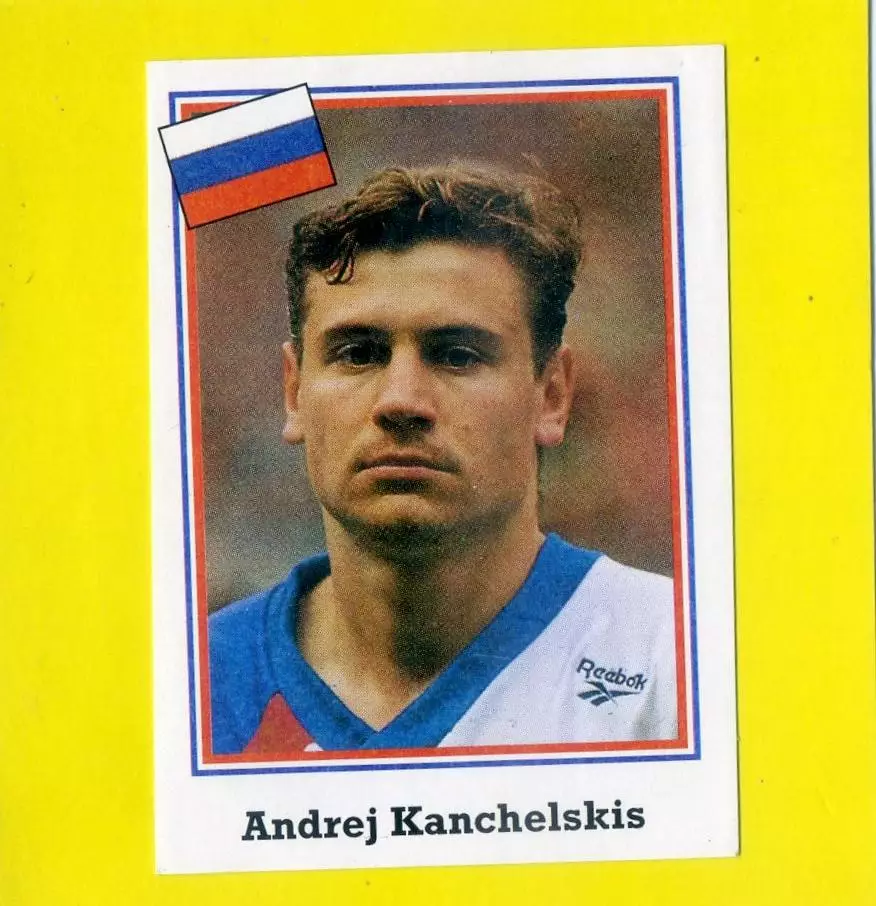 Андрей Канчельскис Спартак Москва Шахтер Донецк Россия EUROFLASH Чемпионат Мира