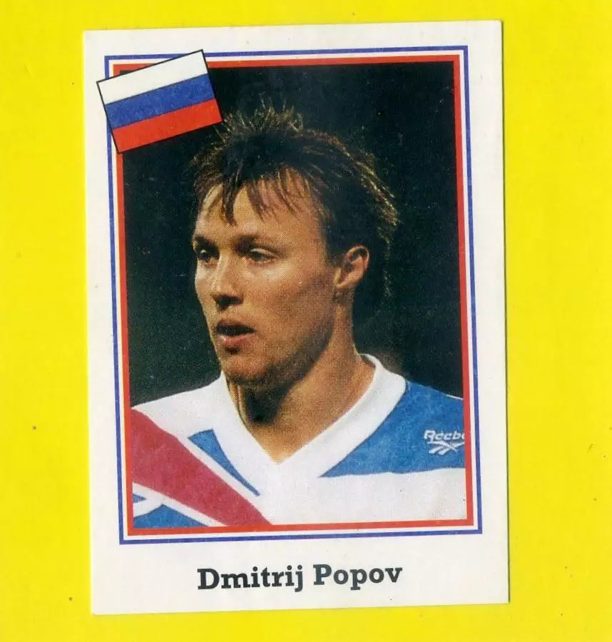 Игорь Колыванов - Динамо Москва Россия стикер #104 EUROFLASH Чемпионат Мира 1994