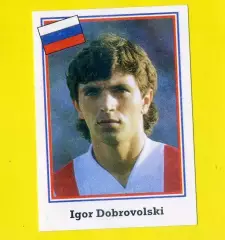Игорь Добровольский Динамо Москва Россия стикер EUROFLASH Чемпионат Мира 1994