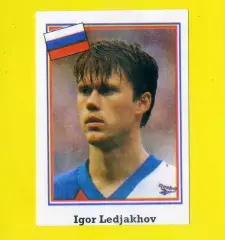 Игорь Ледяхов Спартак Москва Россия стикер #107 EUROFLASH Чемпионат Мира 1994