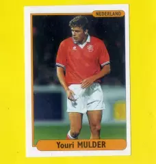 Наклейка Стикер EURO foot96 #45 Евро 1996 Юри Мюлдер Youri Mulder Нидерланды