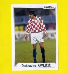 Стикер EURO foot96 #281 Евро 1996 Дубравко Павличич - Dubravko Pavlicic Хорватия