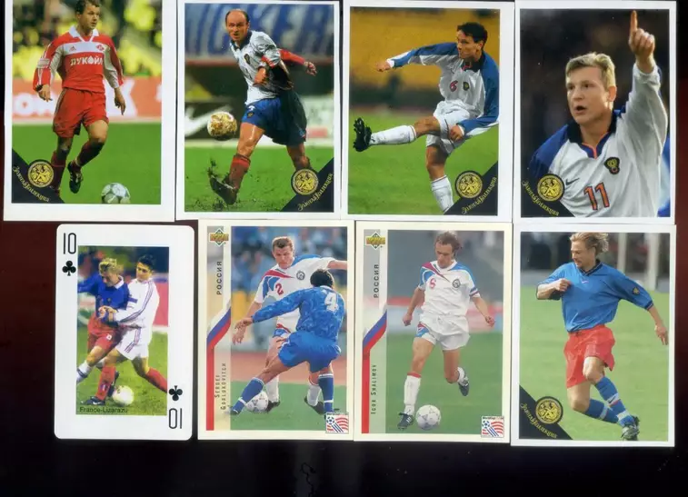 Спартак Москва - карты + карточки (41 шт.) - Тихонов Титов Цымбаларь Онопко 3