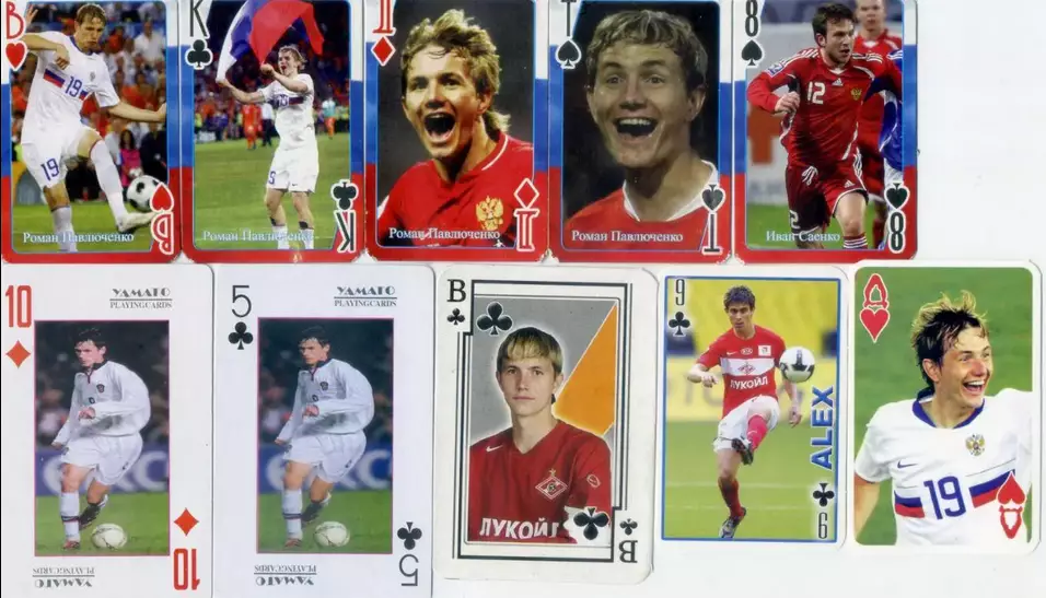 Спартак Москва - карты + карточки (41 шт.) - Тихонов Титов Цымбаларь Онопко 4