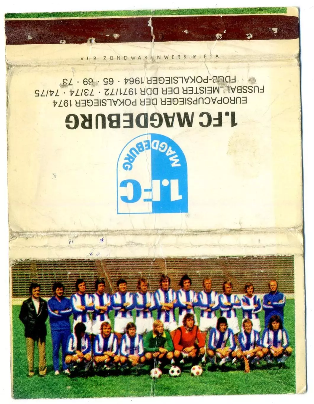 Магдебург - 1. FC Magdeburg - ГДР Германия - DDR Germany 1975 - обложка от?...