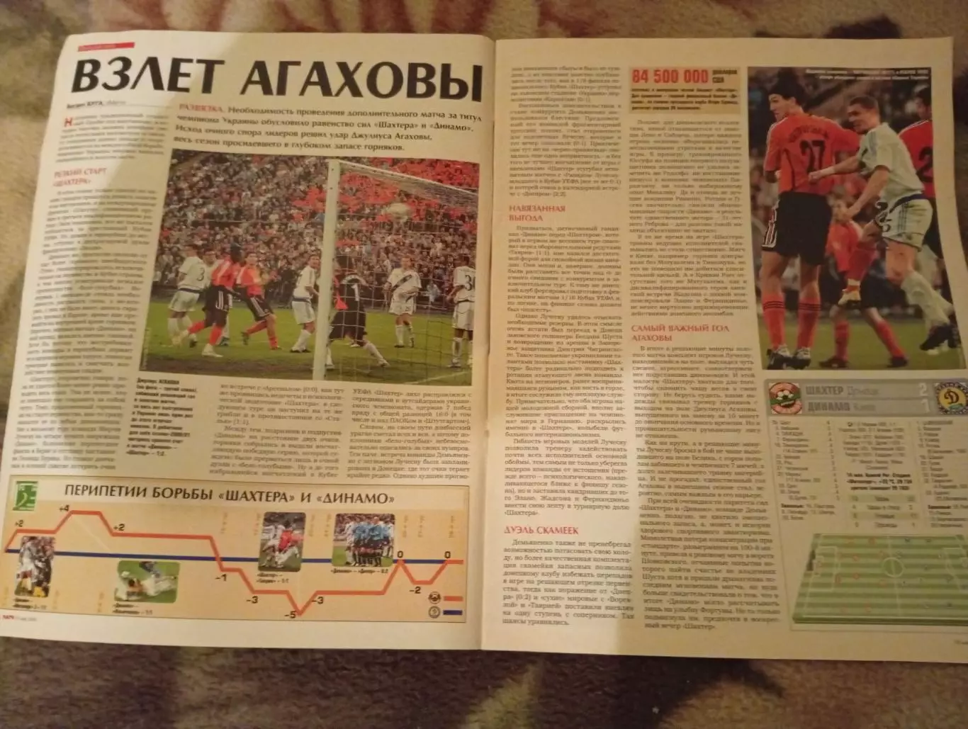 Журнал Матч #4-19.05.2006 - Шахтер Донецк - Динамо Киев - Золотой Матч - 32 стр. 1