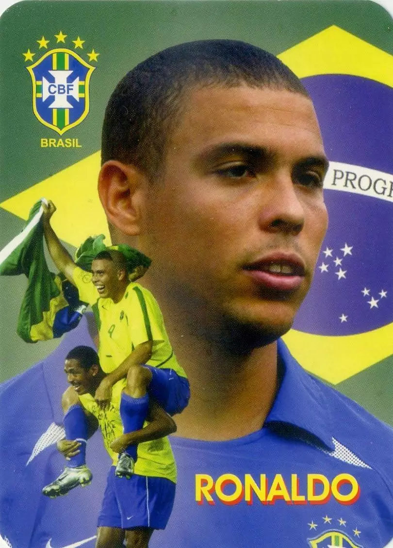 Календарик В Мире Футбола 2003 - Роналдо Ronaldo Бразилия