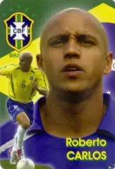Календарик В Мире Футбола 2004 - Роберто Карлос Roberto Carlos Бразилия