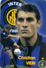 Календарик В Мире Футбола 2004-Кристиан Вьери Christian Vieri Интер Милан Inter