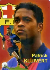 Календарик В Мире Футбола 2003 - Патрик Клюйверт Patrick Kluivert Барселона