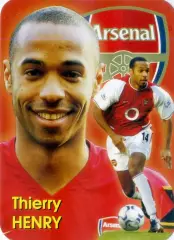 Календарик В Мире Футбола 2005-Тьерри Анри Thierry Henry Арсенал Лондон Arsenal