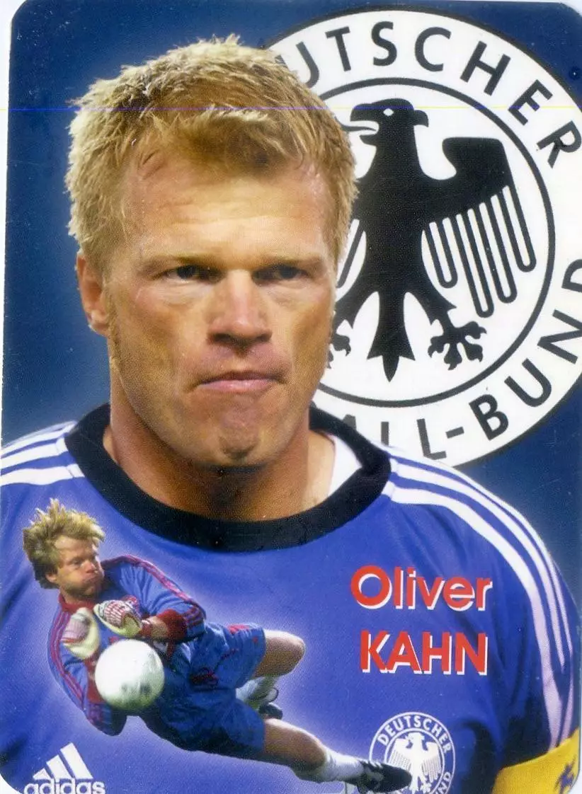 Календарик В Мире Футбола 2003 - Оливер Кан Oliver Kahn Бавария Мюнхен Германия