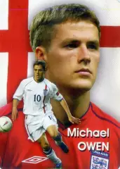 Календарик В Мире Футбола 2003 - Майкл Оуэн Michael Owen Англия Ливерпуль