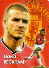 Календарик В Мире Футбола 2003 - Дэвид Бекхэм David Beckham Англия Манчестер МЮ