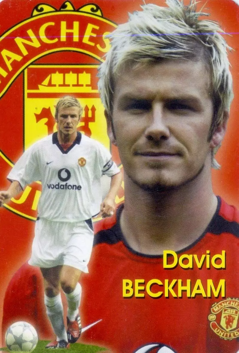 Календарик В Мире Футбола 2004 - Дэвид Бекхэм David Beckham Англия Манчестер МЮ