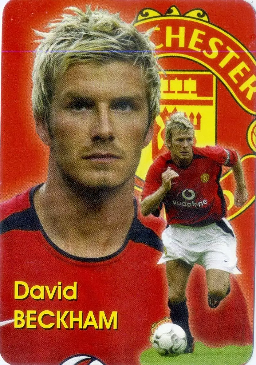 Календарик В Мире Футбола 2004 Дэвид Бекхэм David Beckham Англия Манчестер МЮ