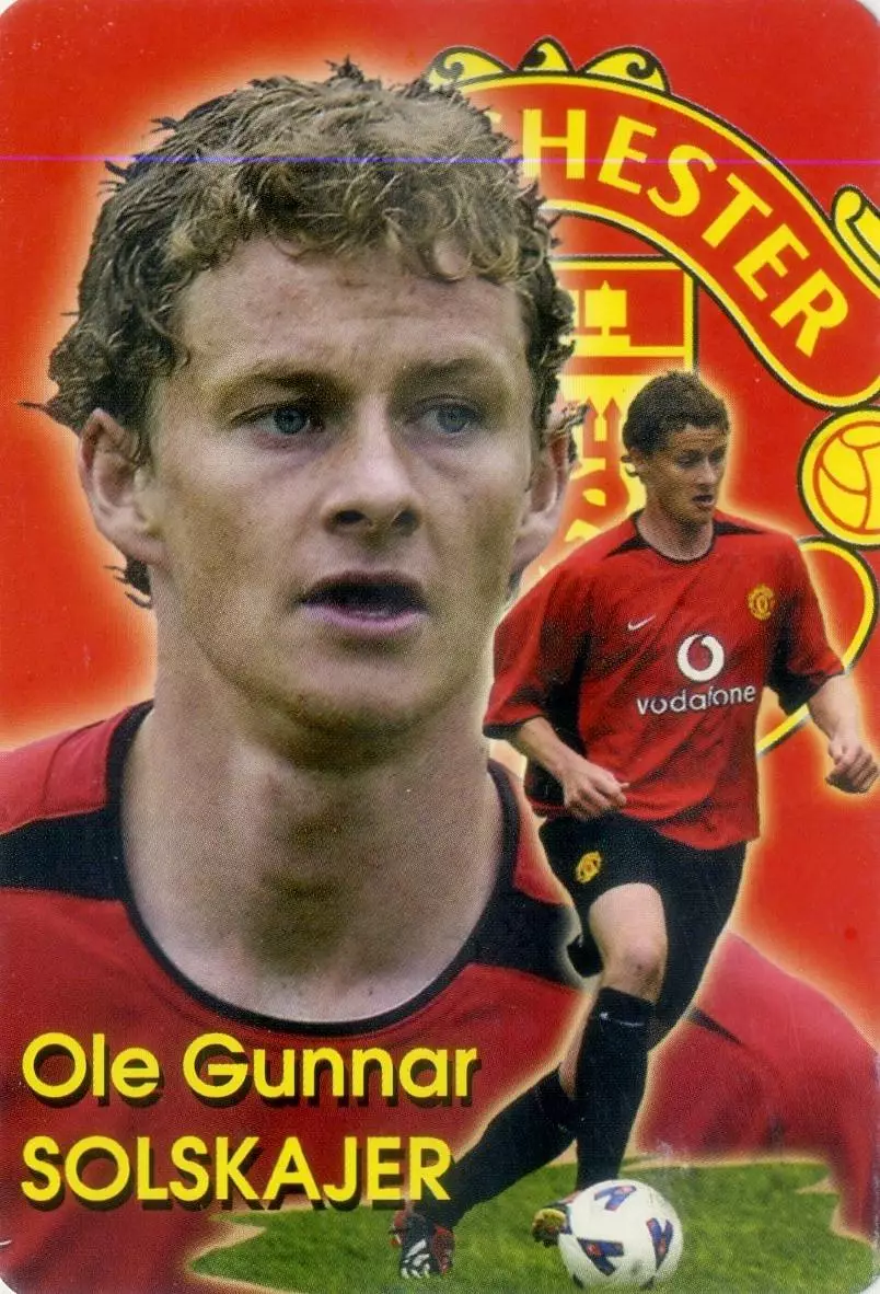 Календарик В Мире Футбола 2004 - Уле Гуннар Сульшер Solskjaer Манчестер Норвегия