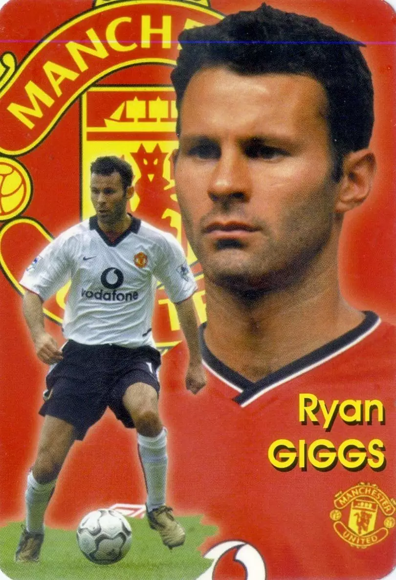Календарик В Мире Футбола 2004-Райан Гиггз Ryan Giggs Манчестер МЮ United Уэльс