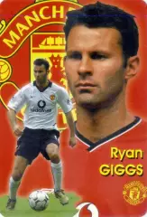 Календарик В Мире Футбола 2004-Райан Гиггз Ryan Giggs Манчестер МЮ United Уэльс