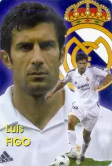 Календарик В Мире Футбола 2004-Луиш Фигу Figo Реал Мадрид Real Madrid Португалия