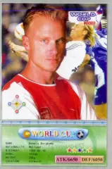 Футбол Карточка Деннис Бергкамп Dennis Bergkamp Аякс Интер Милан Арсенал Лондон