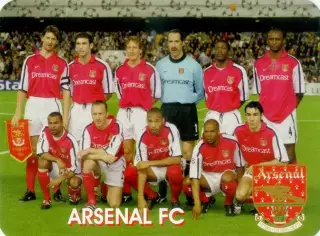 Календарик В Мире Футбола 2003 - Арсенал Лондон Англия - Arsenal London England