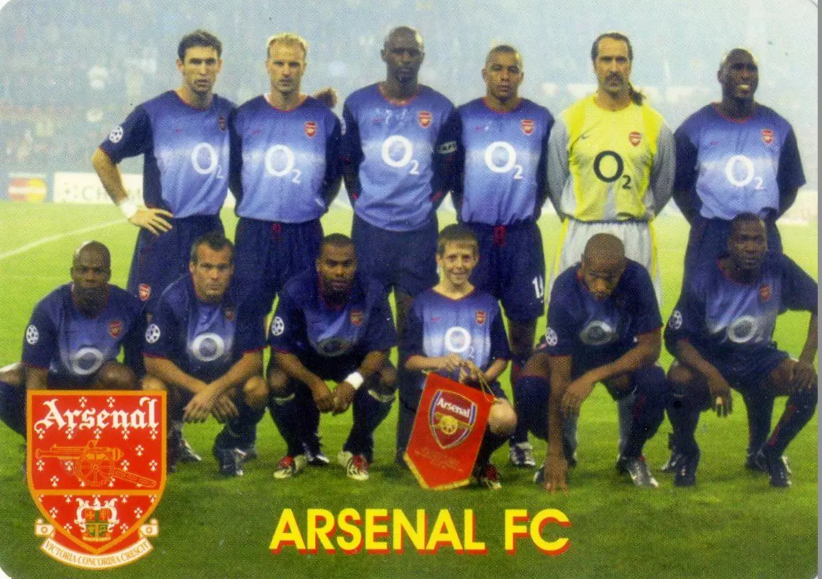 Календарик В Мире Футбола 2004 - Арсенал Лондон Англия - Arsenal London England