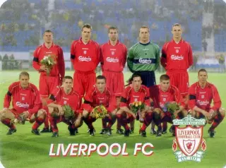 Календарик В Мире Футбола 2002 - Ливерпуль Англия - Liverpool England