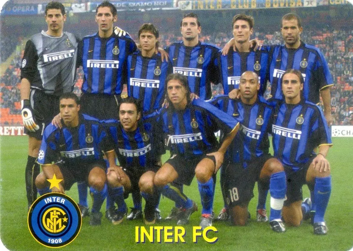 Календарик В Мире Футбола 2004 - Интер Милан Италия - Inter Milan Italy
