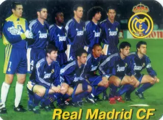Календарик В Мире Футбола 2001 - Реал Мадрид Испания - Real Madrid Spain Espana
