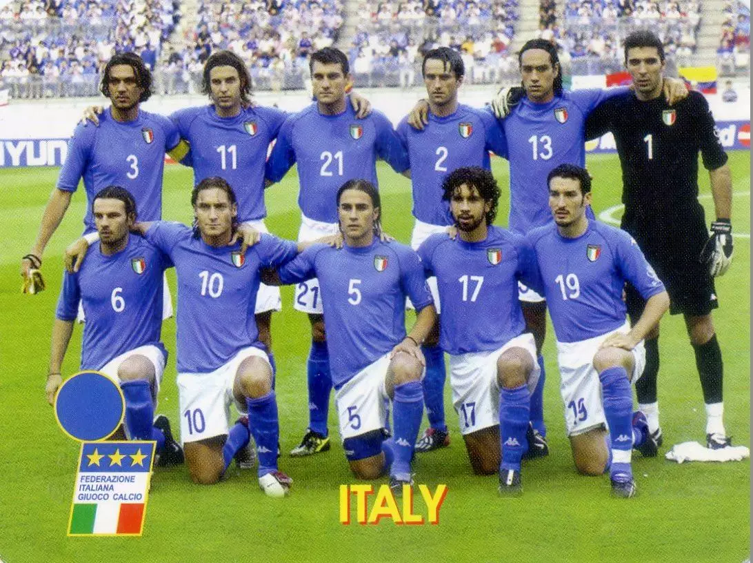 Календарик В Мире Футбола 2003 - Италия Сборная - Italy
