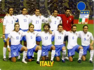 Календарик В Мире Футбола 2003 - Италия Сборная - Italy