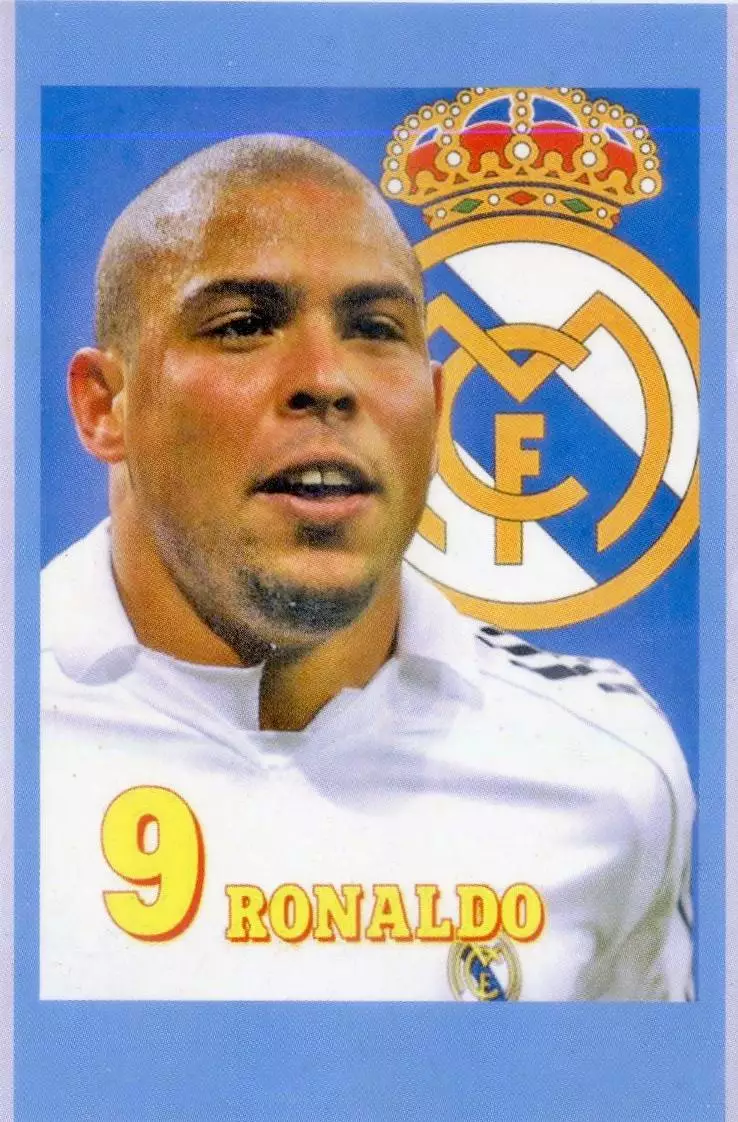 Календарик 2009 - Роналдо Ronaldo Бразилия Реал Мадрид Real Madrid