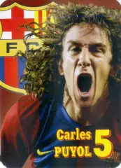 Календарик 2007 - Карлес Пуйоль Carles Puyol Барселона Испания Barcelona Spain