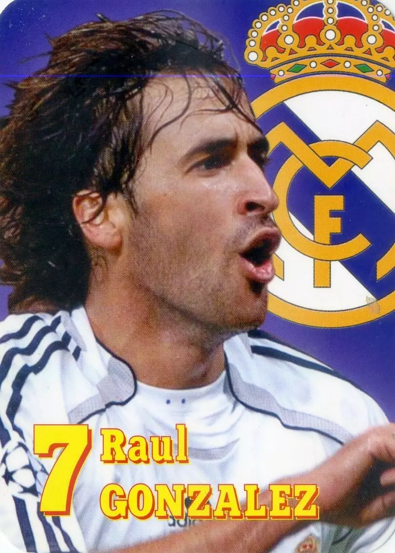 Календарик 2007 - Рауль Гонсалес Raul Gonzalez Реал Мадрид Real Madrid Испания