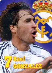 Календарик 2007 - Рауль Гонсалес Raul Gonzalez Реал Мадрид Real Madrid Испания