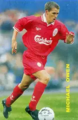 Календарик 2000 - Майкл Оуэн Michael Owen Англия Ливерпуль Liverpool England