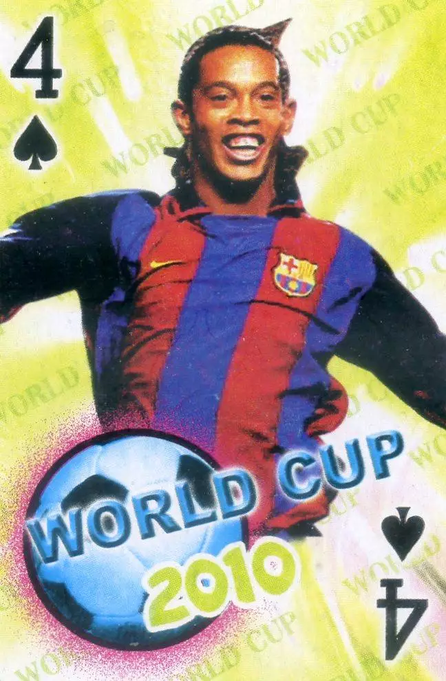 Карта Роналдиньо Ronaldinho Бразилия Барселона Barcelona